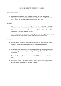 ADVANCE QUESTIONS TO OMAN – ADD.1  LIECHTENSTEIN 