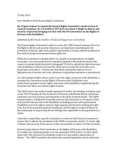 27 May 2014  Dear Members of the Human Rights Committee,