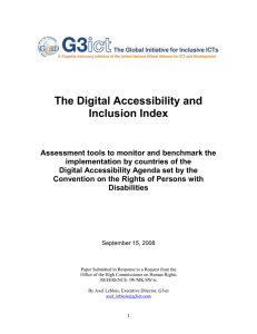 The Digital Accessibility and Inclusion Index