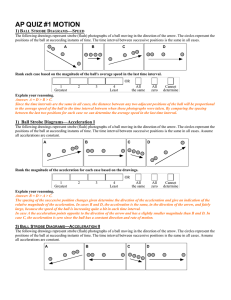 AP FR Quiz #1 Motion