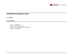 Fire Safety - HealthStream