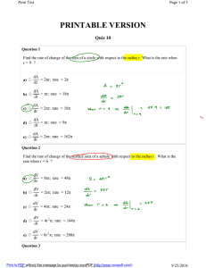 Quiz 10 - Lone Star College