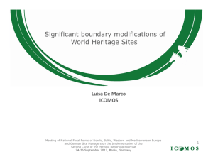 Significant boundary modifications