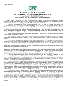 Comisión Federal de Electricidad