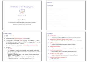 time delays in frequency domain