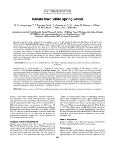 Kanata - Prairie Grain Development Committee (PGDC)