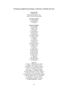 Workshop on Digital System Design: Architectures, Methods and Tools