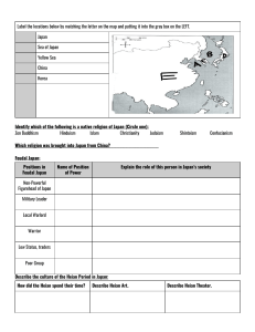 Japan Study Guide