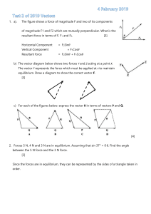Vectors - test