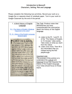 Beowulf Intro Hyperdoc