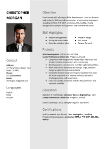 cv sample 1