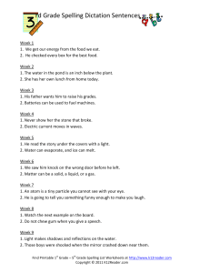Third Grade Spelling Dictation   K12reader.com