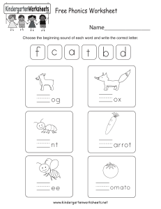 phonics-worksheets