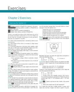 Exercise - Applied Statistics and Probability for Engineers, 7th Edition