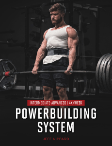 Jeff Nipard PowerBuilding System 4x