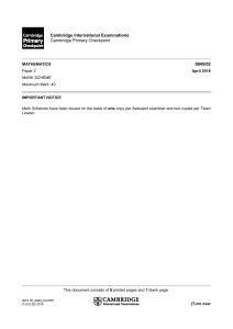 Primary-Checkpoint-Mathematics-0845-April-2016-Paper-2-MS