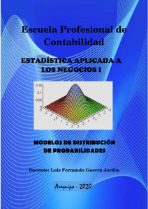 GUIA DE PRACTICAS DE VARIABLES Y MODELOS DE DISTRIBUCION DE PROBABILIDADES 16 E DICIEIMBRE 2020