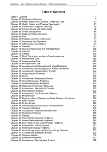 Test Bank - Lewis's Medical-Surgical Nursing 11e Harding