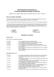 4-Skill-Self-Assess-Checklist