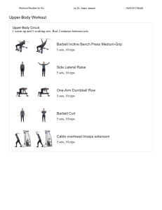 DAY 1 - Upper body (Ali AYYAZ)