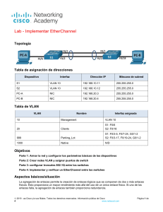 6.4.2 Lab - Implement Etherchannel -