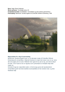 Asgers, kunstbilleder i romantikken & DMG - synopsis (1)