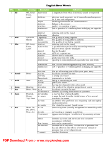 1000 Root words -Blackbook of English Vocabulary-