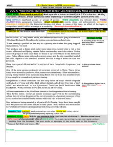 1.5 - PD Analysis What Caused the Zoot suit riots