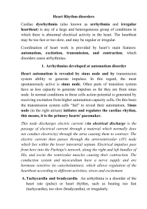 Heart rythm disorders Old medicine 