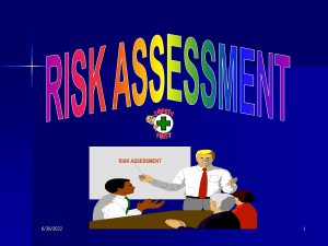 risk assessment