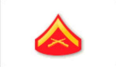 Lance Corporal 
One stripe crossed rifles